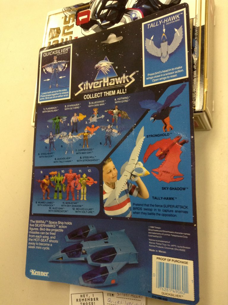 silverhawks toy line