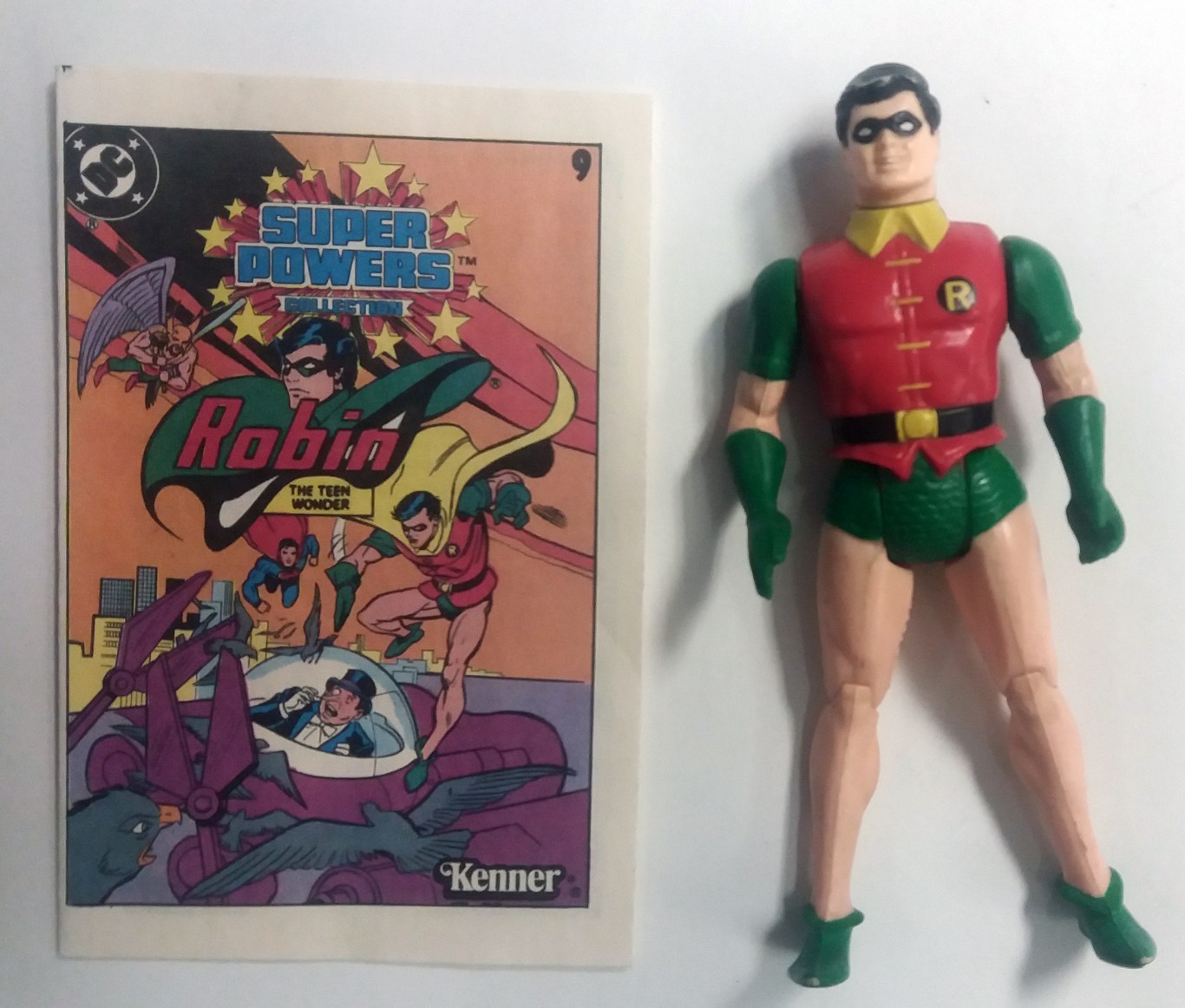 Super Powers Robin (loose+comic) – Vintage Toy Mall