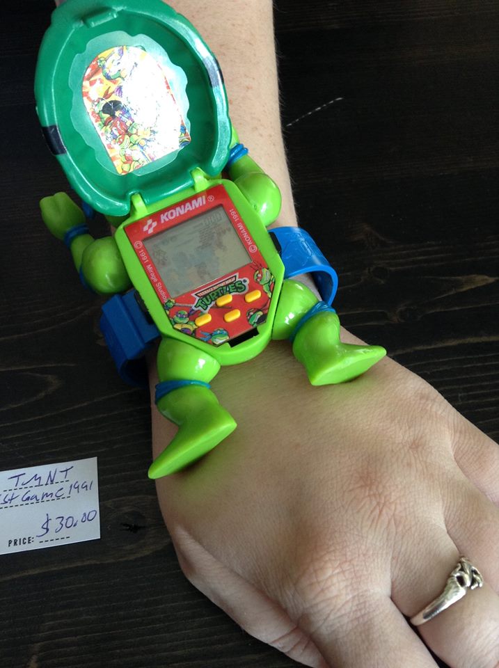 TMNT Konami wrist-watch video game
