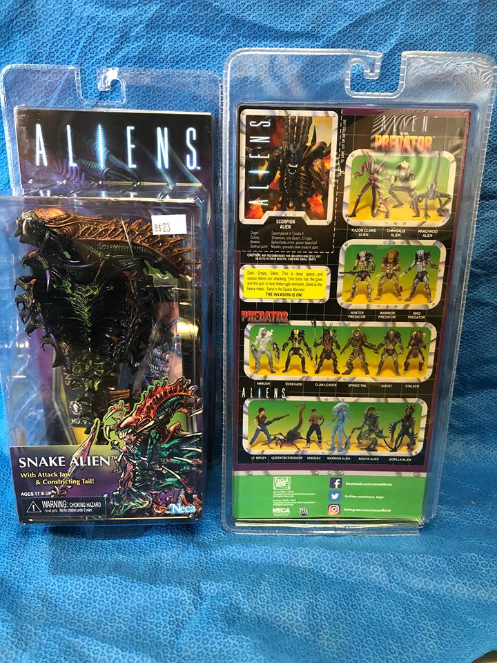 Snake deals alien neca