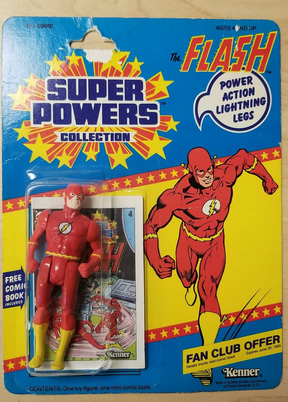 Super Powers Flash MiM Made in Mexico Legs Variation sealed MOC vintage ...