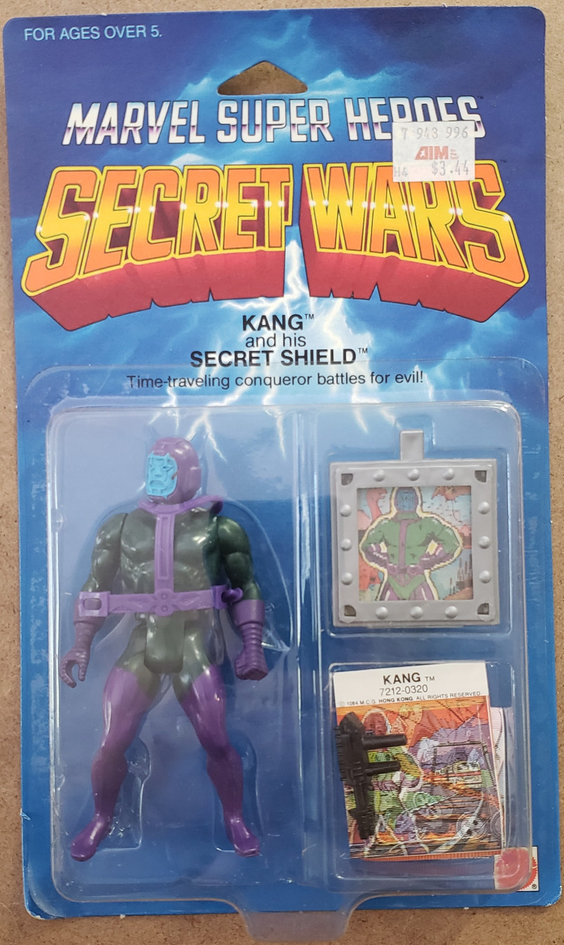 secret wars KANG 1984 vintage mattel toys marvel universe super