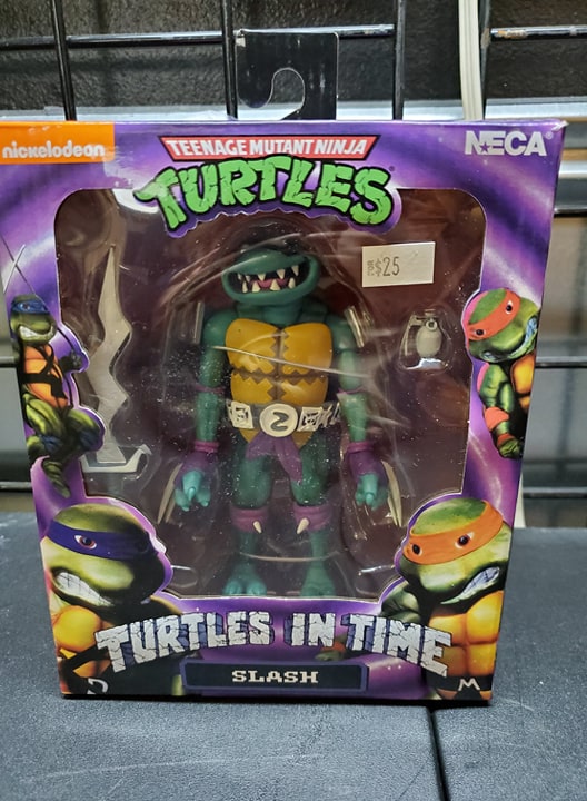 Neca Teenage Mutant Ninja Turtles Slash (Turtles in Time) Figure ...