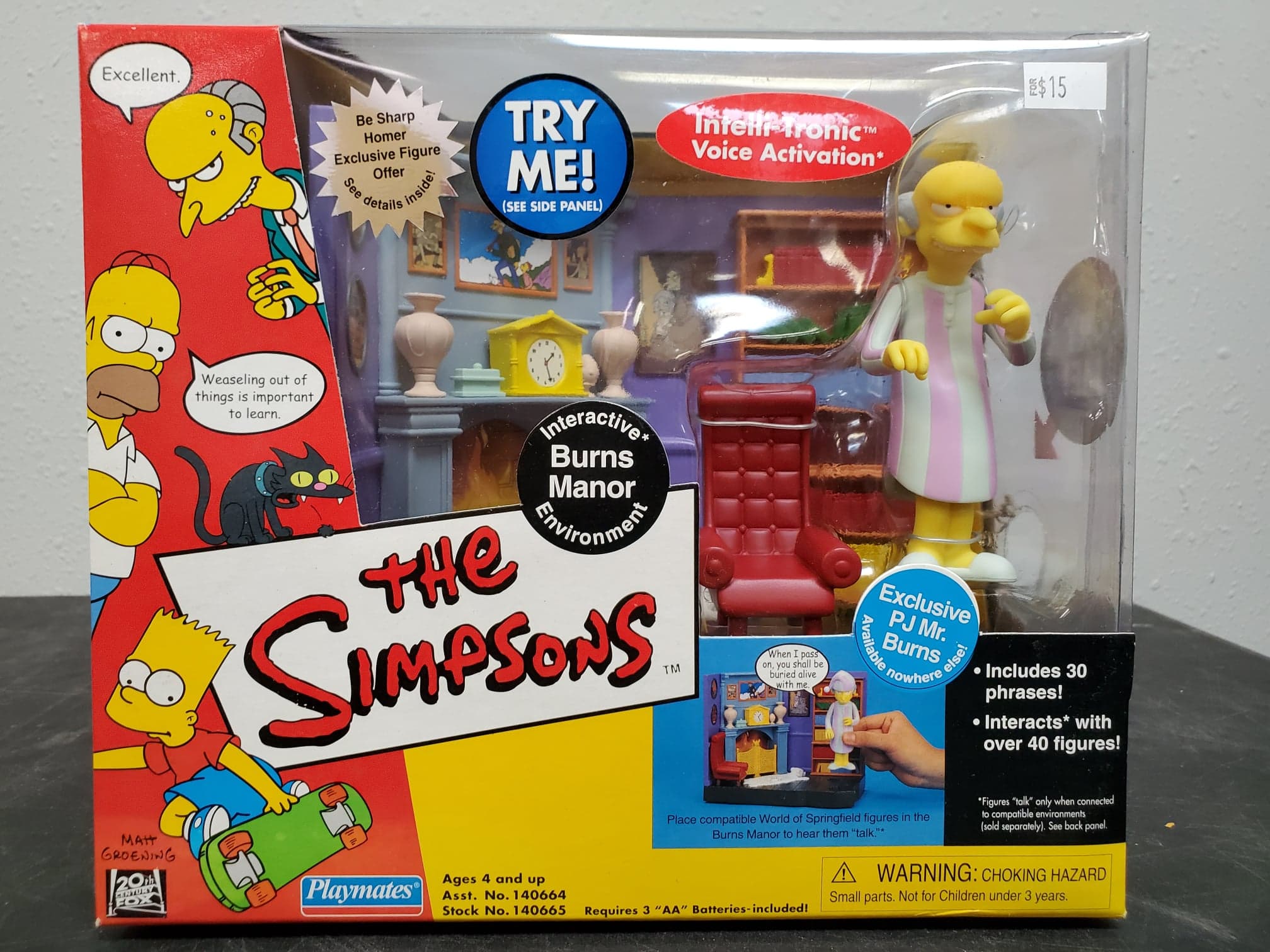 The Simpsons Burns Manor Playset – Vintage Toy Mall