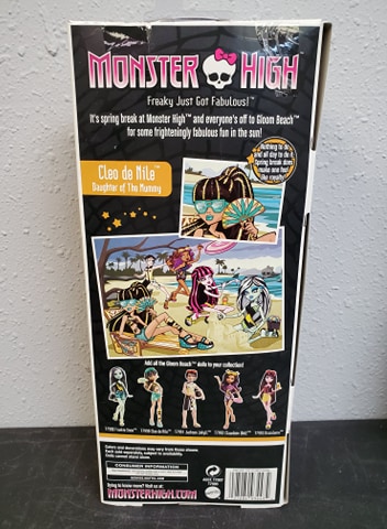 Monster High Gloom Beach Cleo De Nile Doll Toys - Zavvi US