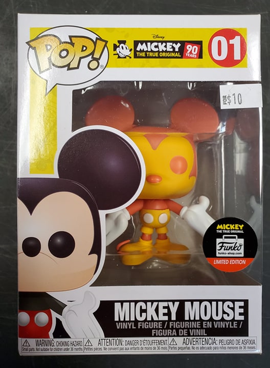 Funko Pop Mickey Mouse (Orange/Yellow) 01 – Vintage Toy Mall