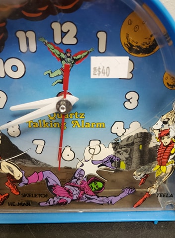 Masters of the Universe Vintage Clock