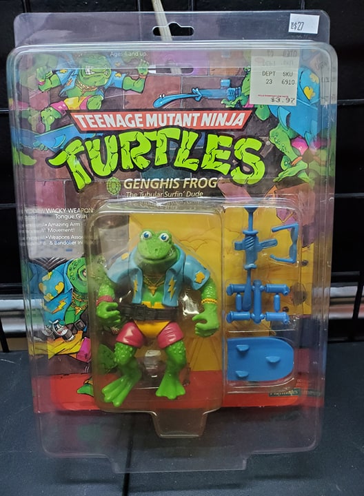 Playmates 1988 TMNT Genghis Frog Carded Figure – Vintage Toy Mall