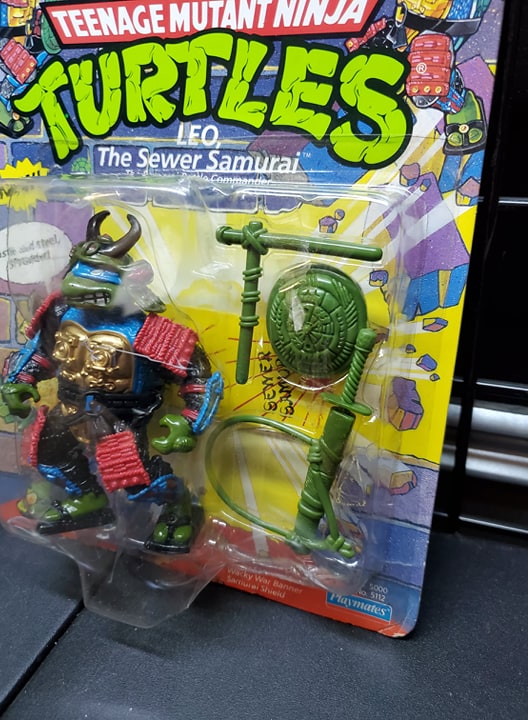 Playmates 1990 Tmnt Leo, The Sewer Samurai Carded Figure – Vintage Toy Mall