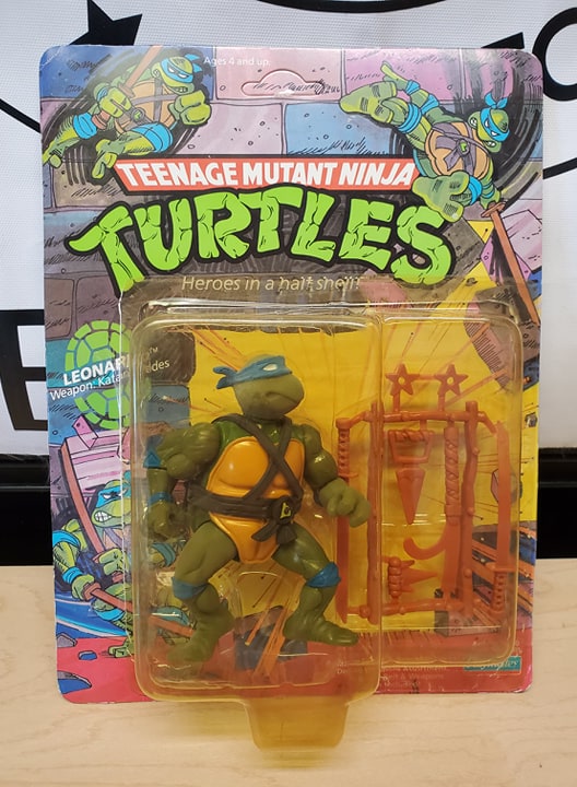 Playmates TMNT 1988 Leonardo Carded Figure – Vintage Toy Mall