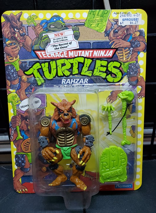 Playmates 1991 TMNT Rahzar carded figure – Vintage Toy Mall