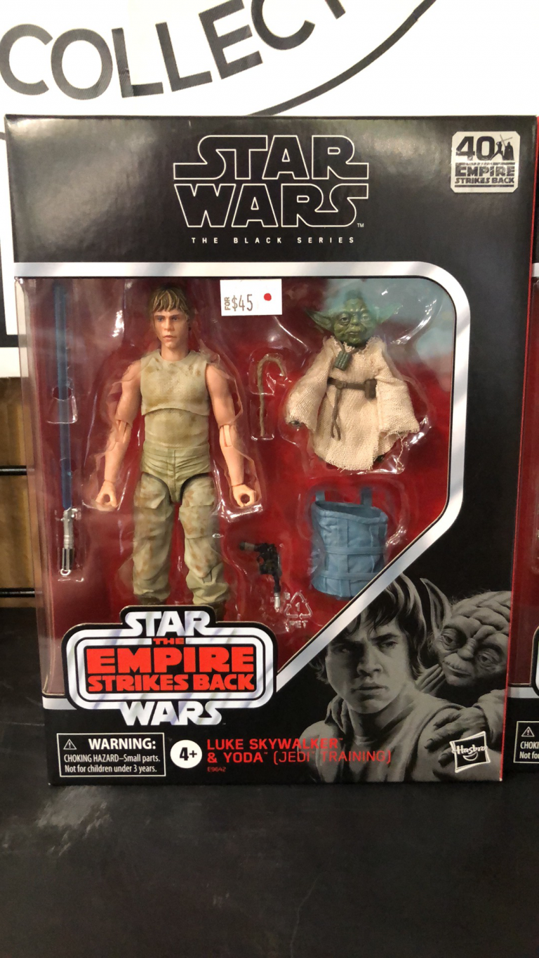 Action Figure Luke Skywalker /& Yoda Star Wars Black Series Jedi Training