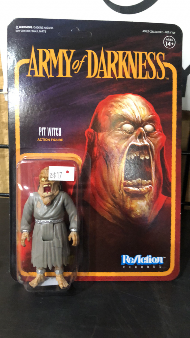 New Unpunched Super7 ReAction Army of Darkness Pit Witch Figure 