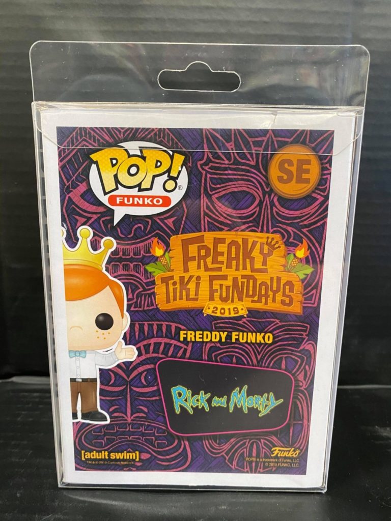 Freddy funko as Rick funko pop freaky tiki fundays 2019 – Vintage Toy Mall