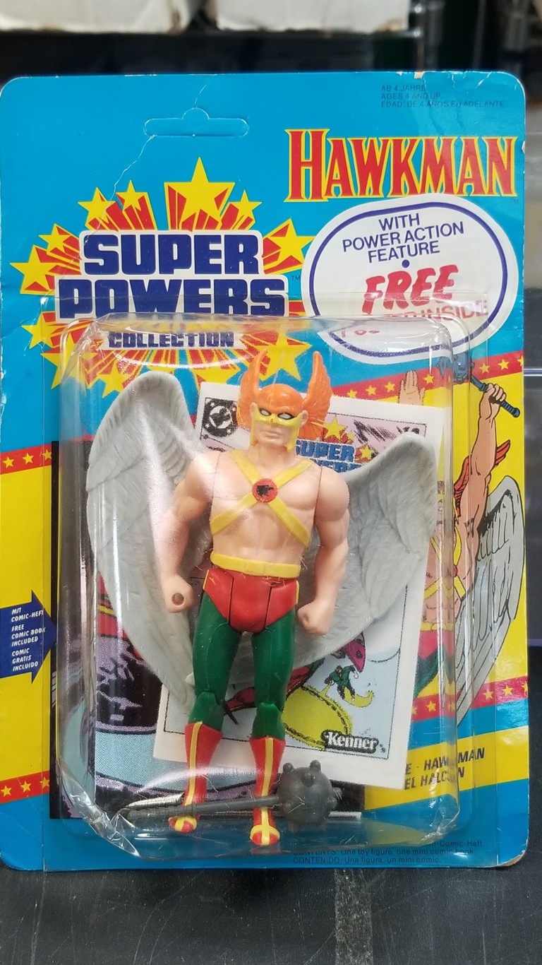 Super Powers Kenner Vintage Hawkman (UK) Palitoy Rare Action Figure